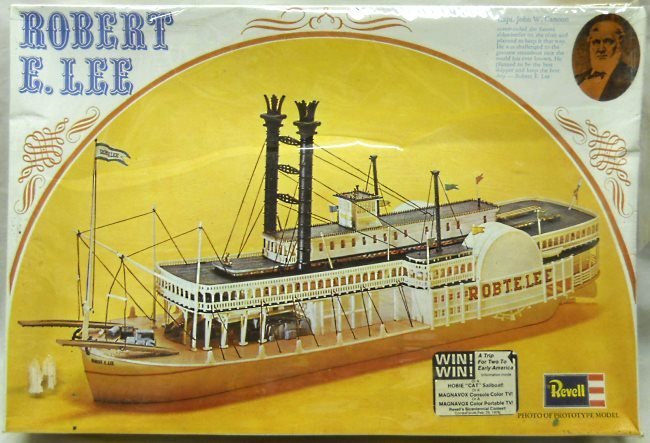 Revell 1/275 Robert E. Lee Steamboat, H323 plastic model kit